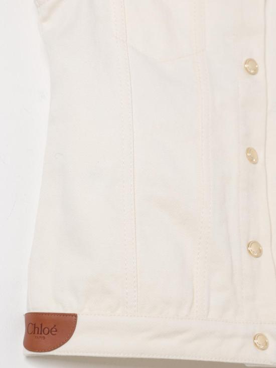 25FW [키즈] 끌로에 캐주얼 자켓 C20600 117 White - CHLOE