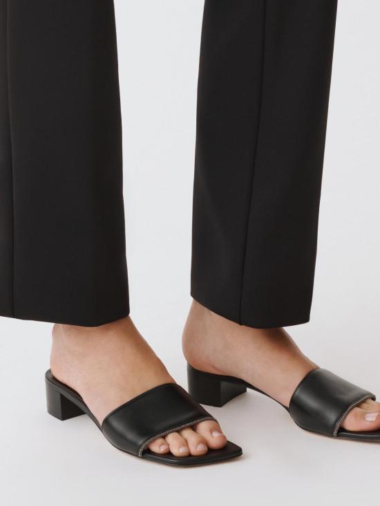 25SS 파비아나 필리피 뮬/슬리퍼 ASD275A872L412 825 Black - FABIANA FILIPPI