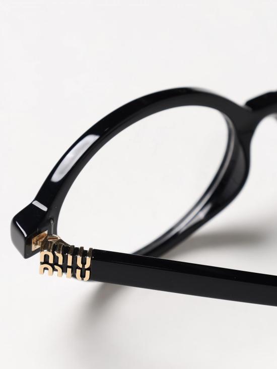 25FW 미우미우 안경 01XV 1AB1O1 Black - MIU MIU