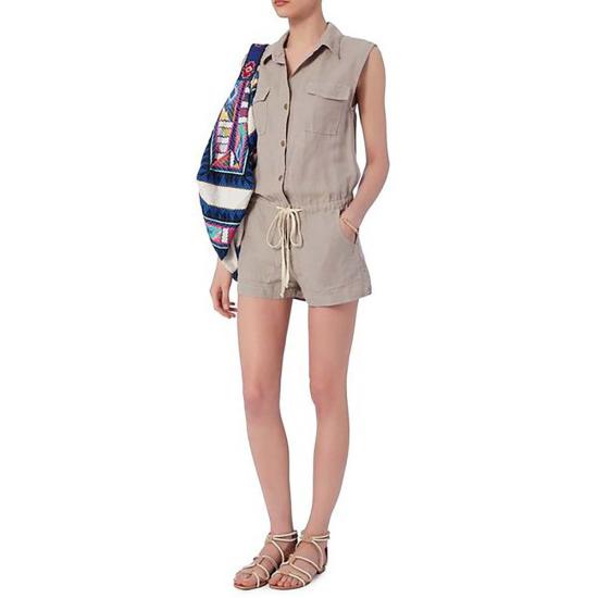  엔자 코스타 숏 원피스 카고 롬퍼 그레이 - ENZA COSTA