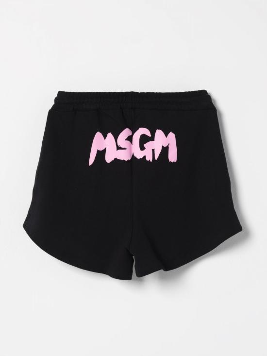 25SS [키즈] 엠에스지엠 쇼츠/버뮤다 S5MSJGSH094 110 Black - MSGM