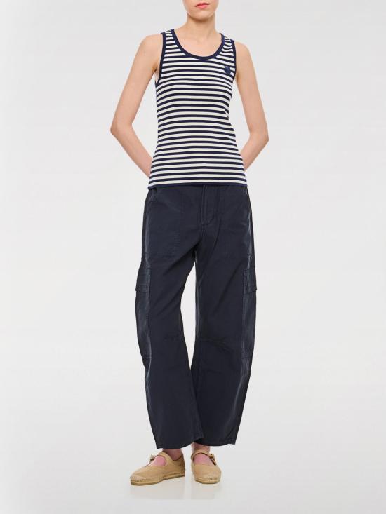 25SS 메종키츠네 민소매 티셔츠 OW00609KA0028 0241 Blue - MAISON KITSUNE