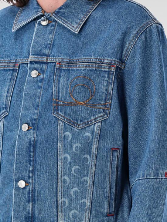 25SS 마린세르 데님 자켓 MJA063ACDEN0002 BL05 Blue - MARINE SERRE