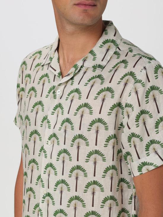 25SS 페닌슐라 반팔 셔츠 TROPICANA V7 Yellow Cream - PENINSULA