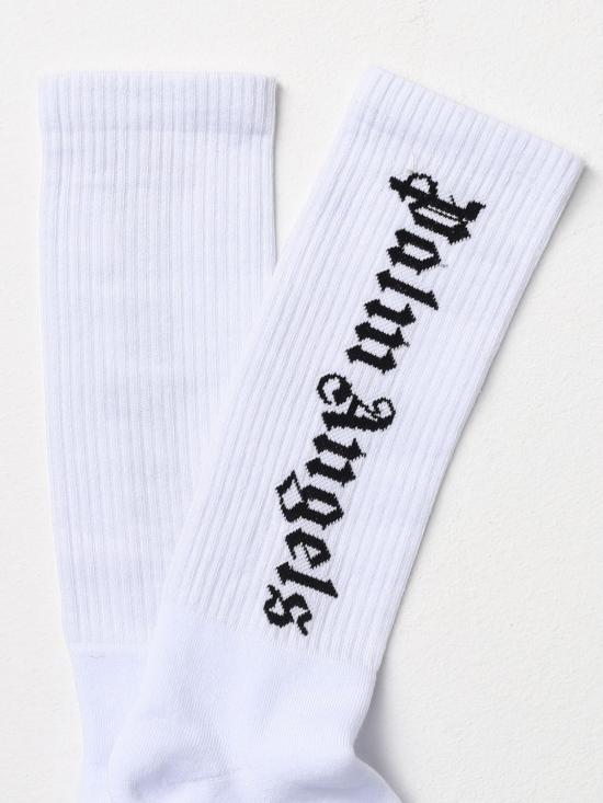 25FW 팜앤젤스 양말 PMRA001C99FAB002 0110 White - PALM ANGELS