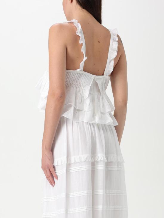 25SS 이자벨마랑에뚜왈 민소매 티셔츠 HT0602FAB3J04E 20WH White - ISABEL MARANT ETOILE