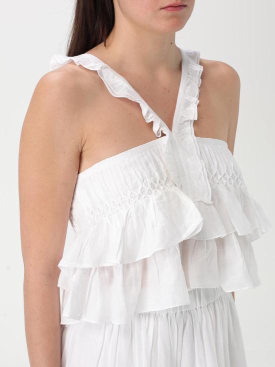 25SS 이자벨마랑에뚜왈 민소매 티셔츠 HT0602FAB3J04E 20WH White - ISABEL MARANT ETOILE