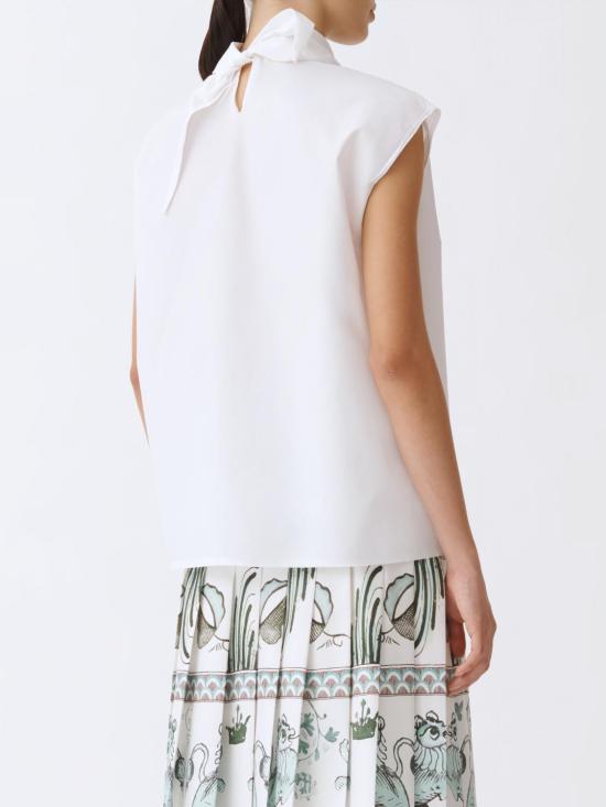 25SS 파비아나 필리피 민소매 티셔츠 TPD275F735D650 21 White - FABIANA FILIPPI