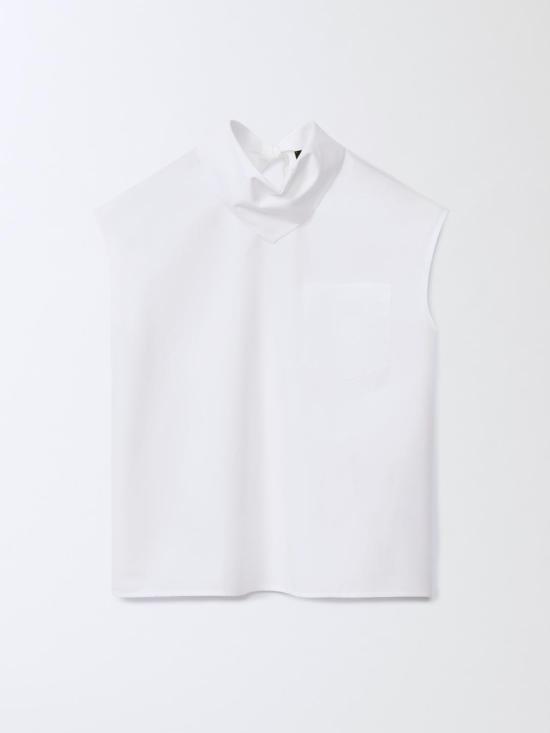 25SS 파비아나 필리피 민소매 티셔츠 TPD275F735D650 21 White - FABIANA FILIPPI