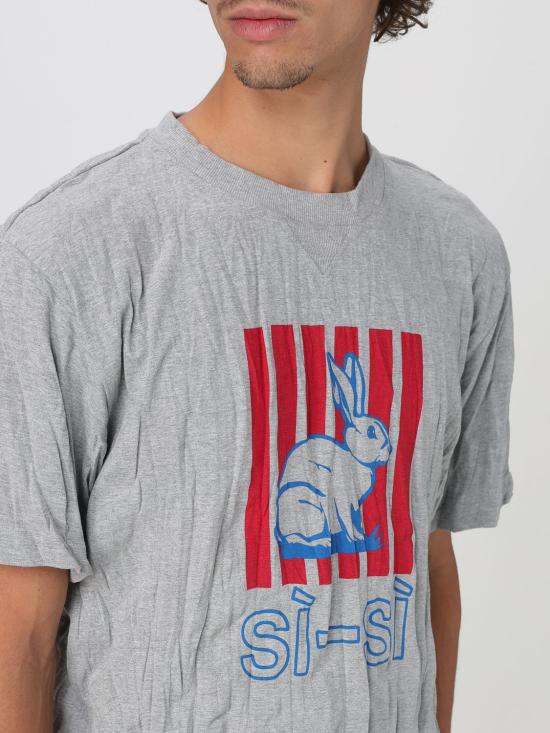 25FW 보테가베네타 반팔 티셔츠 833132V5K50 1367 Grey - BOTTEGA VENETA