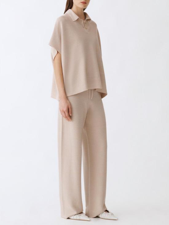 25SS 파비아나 필리피 폴로 티셔츠 MAD275F505L233 1261 Sand - FABIANA FILIPPI