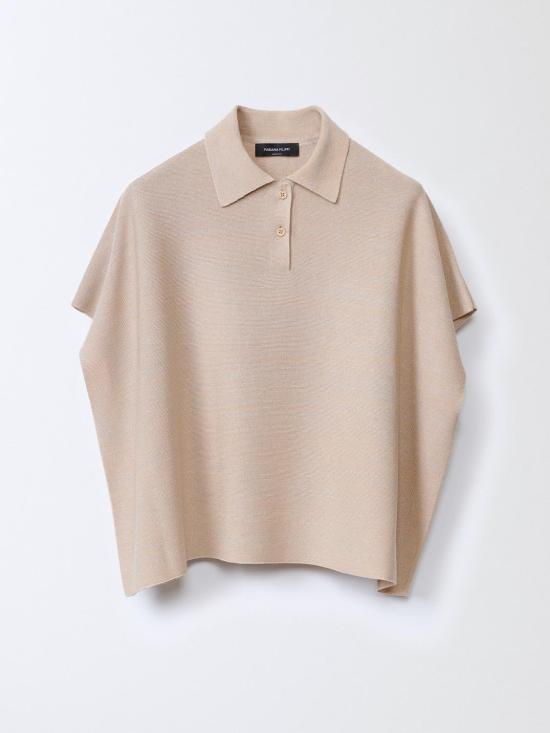 25SS 파비아나 필리피 폴로 티셔츠 MAD275F505L233 1261 Sand - FABIANA FILIPPI