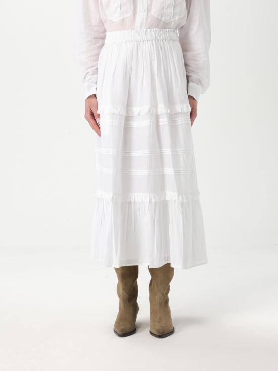 25SS 이자벨마랑에뚜왈 스커트 JU0239FBB3J04E 20WH White