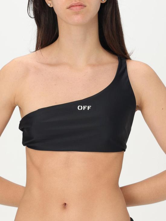 25SS 오프화이트 원피스 수영복 OWFE012C99FAB002 1001 Black - OFF WHITE