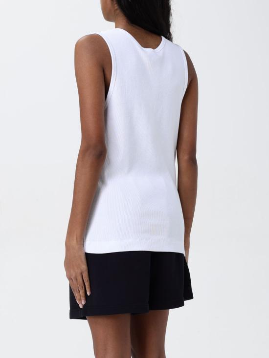 25SS 메종키츠네 민소매 티셔츠 MW00103KJ0125 P100 White - MAISON KITSUNE