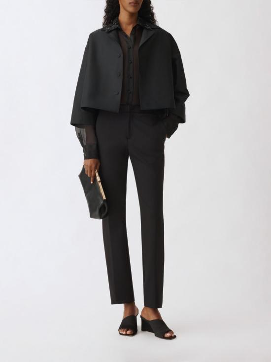 25SS 파비아나 필리피 스트레이트 팬츠 PAD265F326D432 825 Black - FABIANA FILIPPI