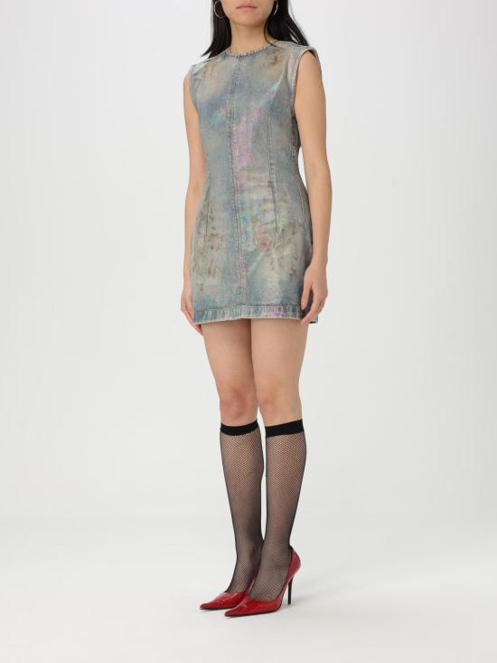 25SS 아크네 스튜디오 숏 원피스 A20780 AUZ Blue - ACNE STUDIOS