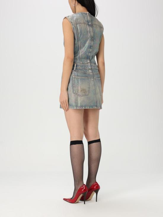 25SS 아크네 스튜디오 숏 원피스 A20780 AUZ Blue - ACNE STUDIOS