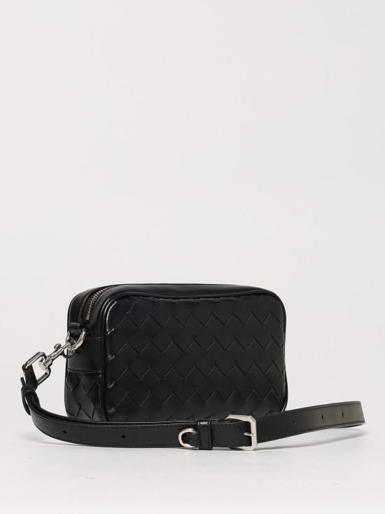 25SS 보테가베네타 인트레치아토 미니 카메라백 765911V2HL1 8803 Black - BOTTEGA VENETA
