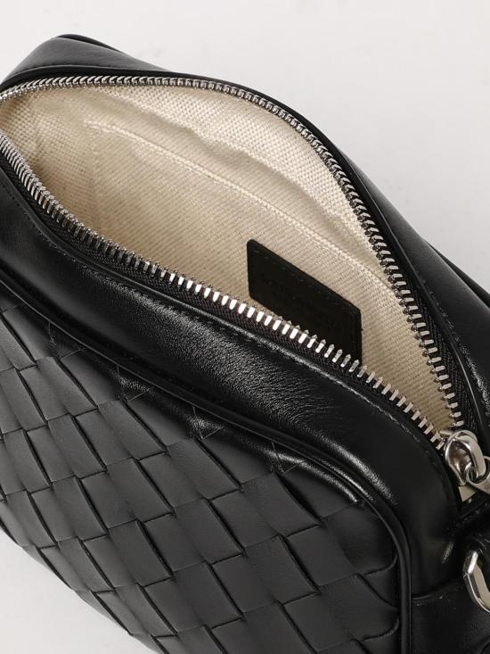 25SS 보테가베네타 인트레치아토 미니 카메라백 765911V2HL1 8803 Black - BOTTEGA VENETA