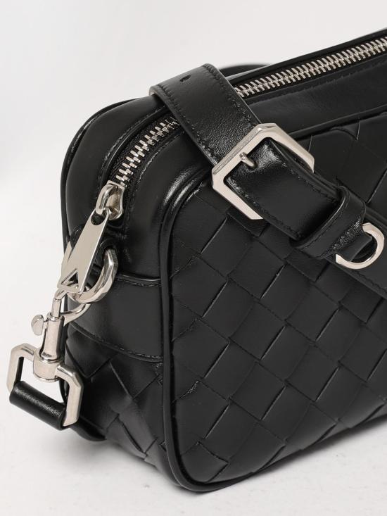 25SS 보테가베네타 인트레치아토 미니 카메라백 765911V2HL1 8803 Black - BOTTEGA VENETA