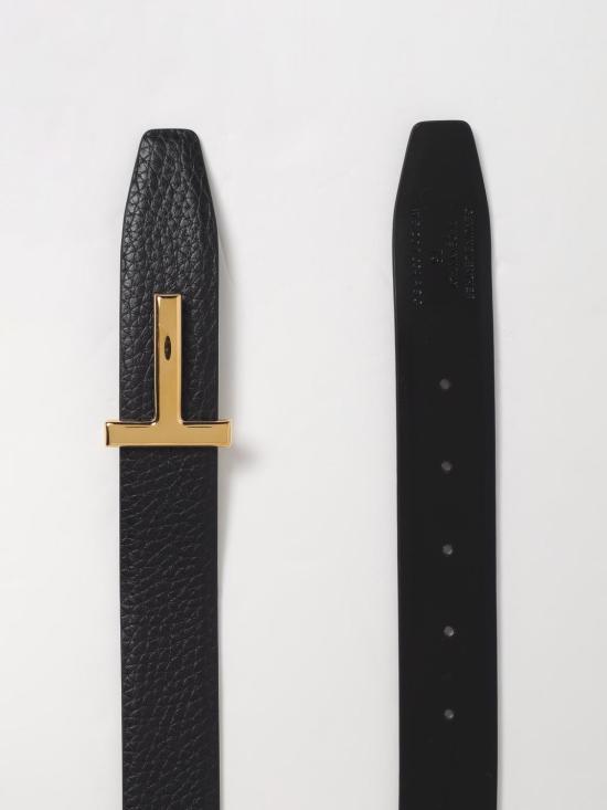 25SS 톰포드 레귤러 벨트 WB207LCL156G 1N001 Black - TOMFORD