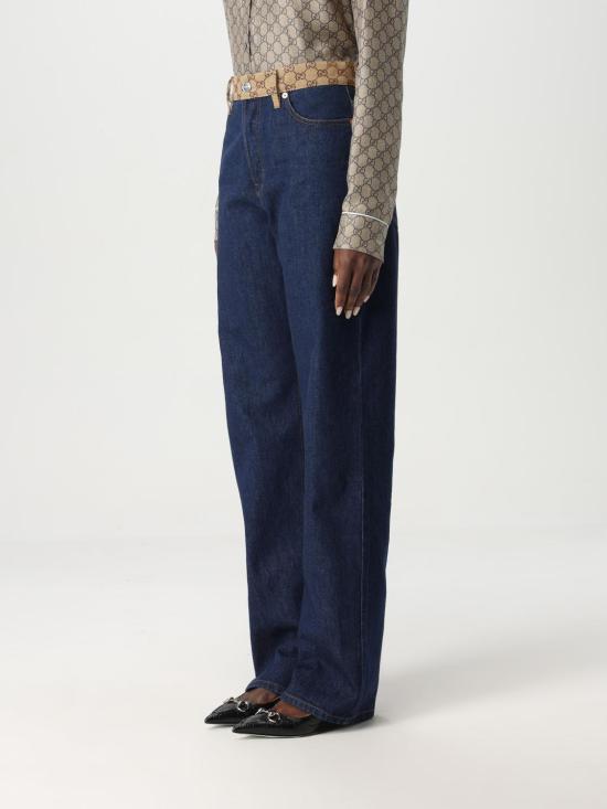 25SS 구찌 데님 팬츠 812603XDC73 4100 Blue - GUCCI