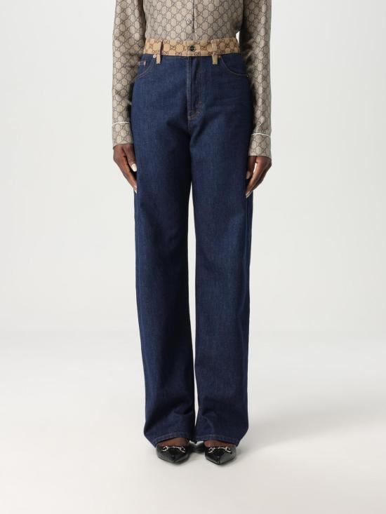 25SS 구찌 데님 팬츠 812603XDC73 4100 Blue