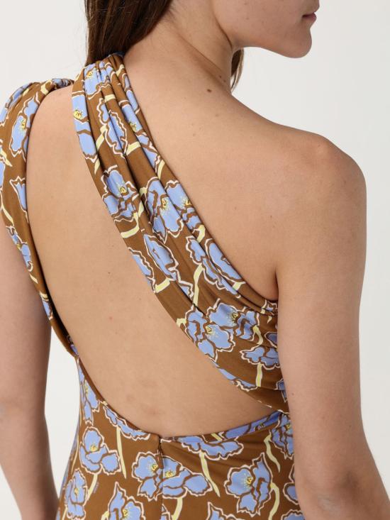 25SS 베르사체 미디 원피스 10197771A13918 5N630 Multicolor - VERSACE