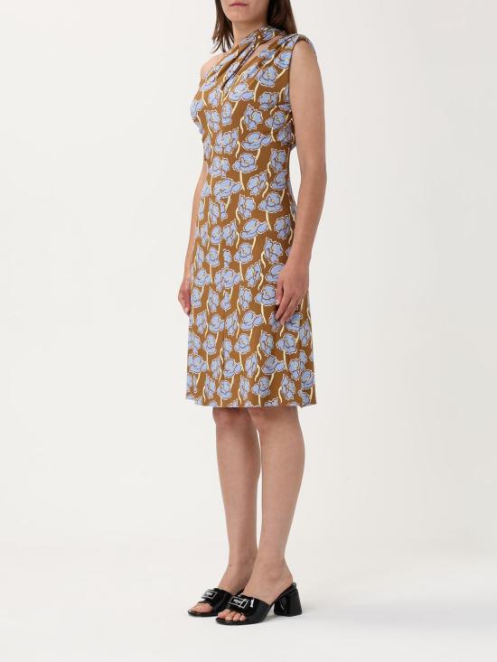 25SS 베르사체 미디 원피스 10197771A13918 5N630 Multicolor - VERSACE