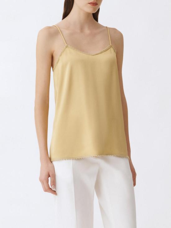 25SS 파비아나 필리피 민소매 티셔츠 TPD265F302L222 778 Gold