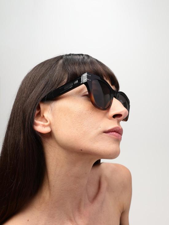 25FW 디올 선글라스 DIORSIGNATURE B4I 18a0 Black - DIOR