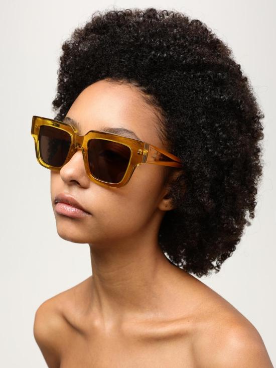 25FW 보테가베네타 선글라스 BV1276S 004 Yellow - BOTTEGA VENETA