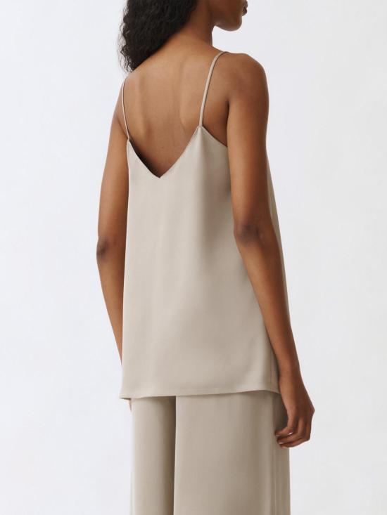 25SS 파비아나 필리피 민소매 티셔츠 TPD275F609L453 8195 Beige - FABIANA FILIPPI