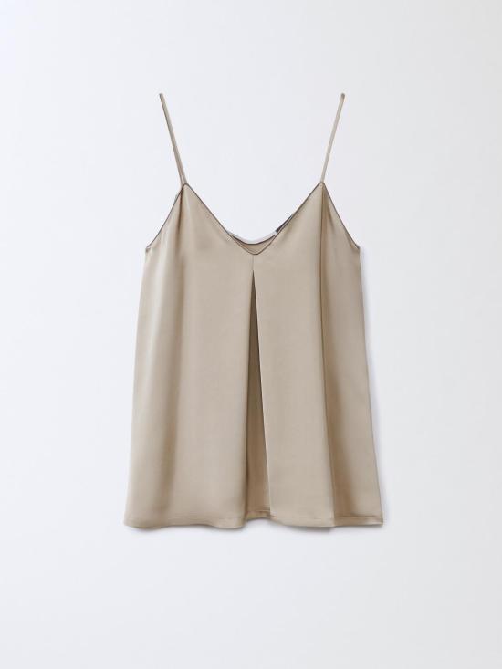 25SS 파비아나 필리피 민소매 티셔츠 TPD275F609L453 8195 Beige - FABIANA FILIPPI