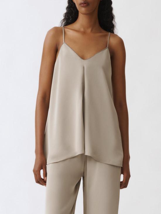 25SS 파비아나 필리피 민소매 티셔츠 TPD275F609L453 8195 Beige