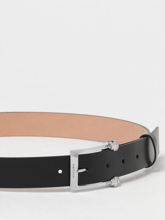 25SS 알렉산더 맥퀸 벨트 8154351HBEE 1000 Black - ALEXANDER MCQUEEN