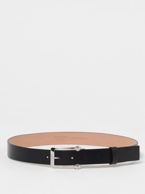 25SS 알렉산더 맥퀸 벨트 8154351HBEE 1000 Black