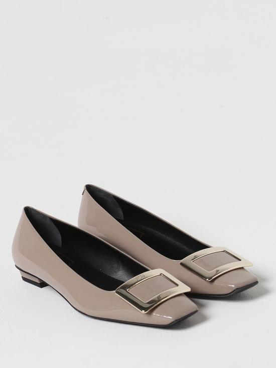 26SS 로저비비에 플랫 슈즈 RVW00700920D1P C415 Dove Grey - ROGER VIVIER