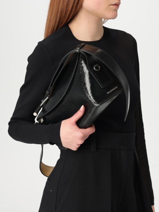 25SS 알렉산더 맥퀸 크로스백 8085211AATT 9769 Black - ALEXANDER MCQUEEN