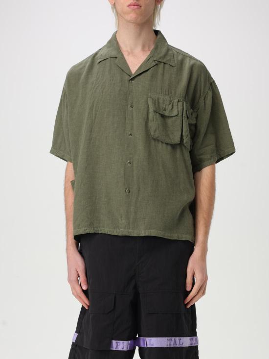 25SS 캐피탈 반팔 셔츠 EK702SS KHAKI Green