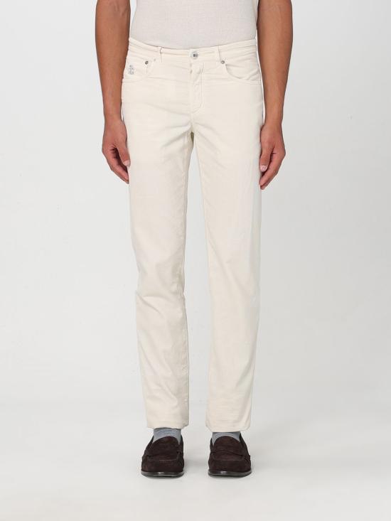 25SS 브루넬로 쿠치넬리 스트레이트 팬츠 M279DI1780 C5797 Beige