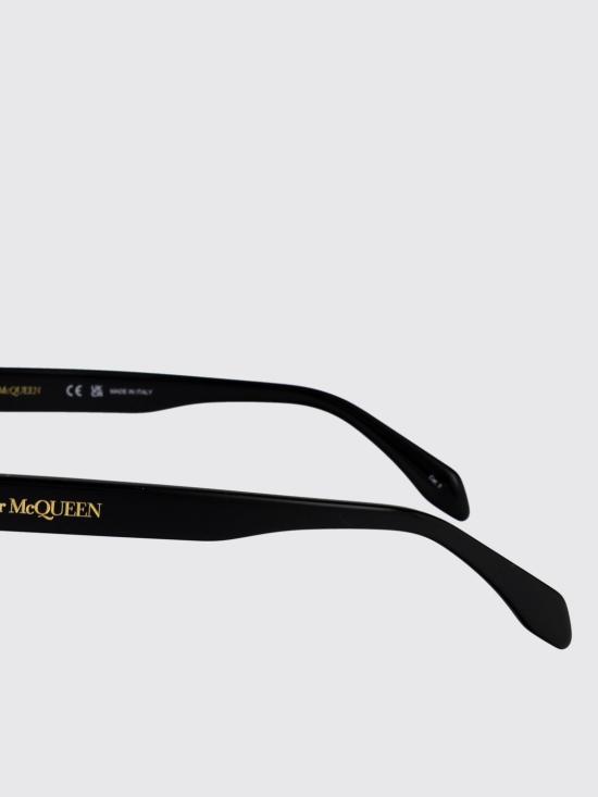 25FW 알렉산더 맥퀸 선글라스 AM0355S 001 Black - ALEXANDER MCQUEEN