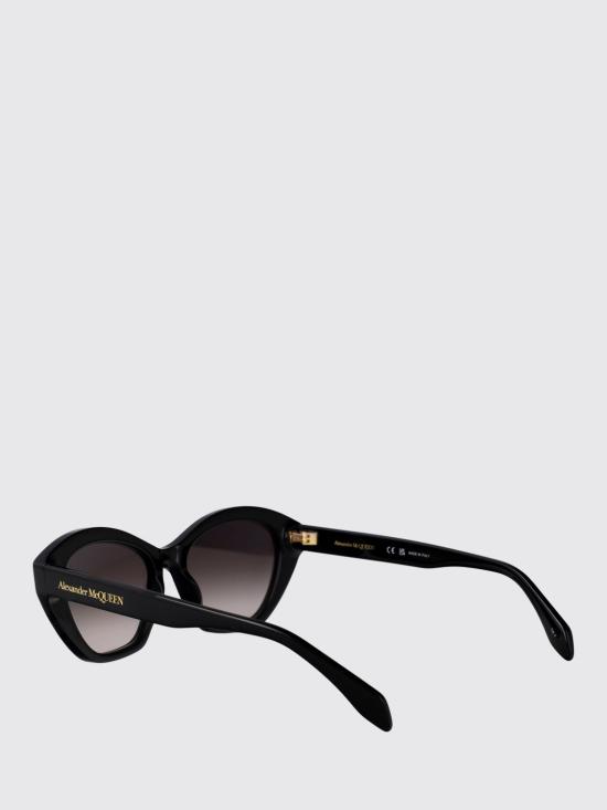 25FW 알렉산더 맥퀸 선글라스 AM0355S 001 Black - ALEXANDER MCQUEEN