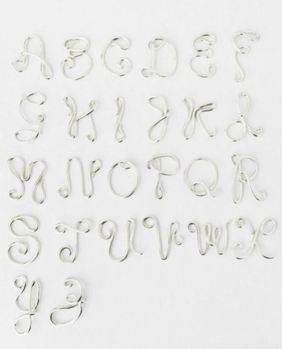  카라 유 목걸이/팬던트 이니셜 펜던트 목걸이 - KARA YOO