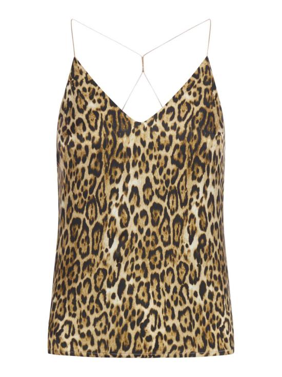  더 니나 스튜디오 민소매 티셔츠 ATHENATOP LEOPARD