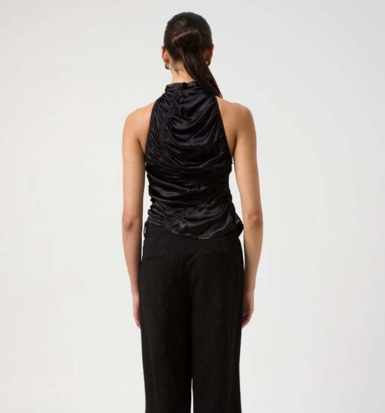  서드 폼 민소매 티셔츠 3차 폼 엘리멘탈 러칭 상의 블랙 - THIRD FORM