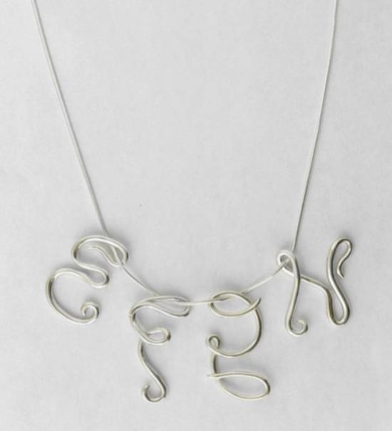  카라 유 목걸이/팬던트 이니셜 펜던트 목걸이 - KARA YOO