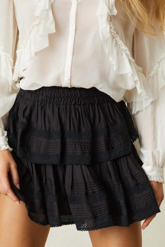  러브쉐이크팬시 숏 스커트 LS002 1605 BLACK - LOVESHACKFANCY