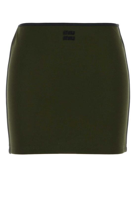 25SS 미우미우 숏 스커트 MG2398SOOO16T3 F0161 Green